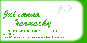 julianna harmathy business card